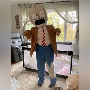 Kid's Plants vs Zombies Zombie Costume Size: XL